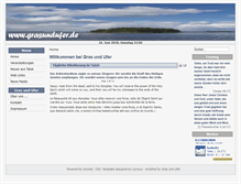 Tablet Screenshot of grasundufer.de